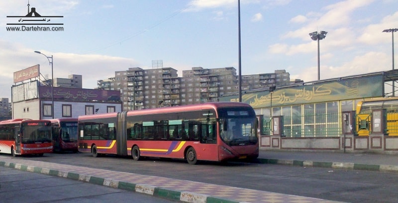 چطور با اتوبوس از تهران به شهریار بریم؟