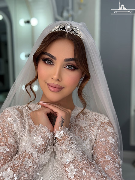 نمونه میکاپ عروس سالن گیسوم