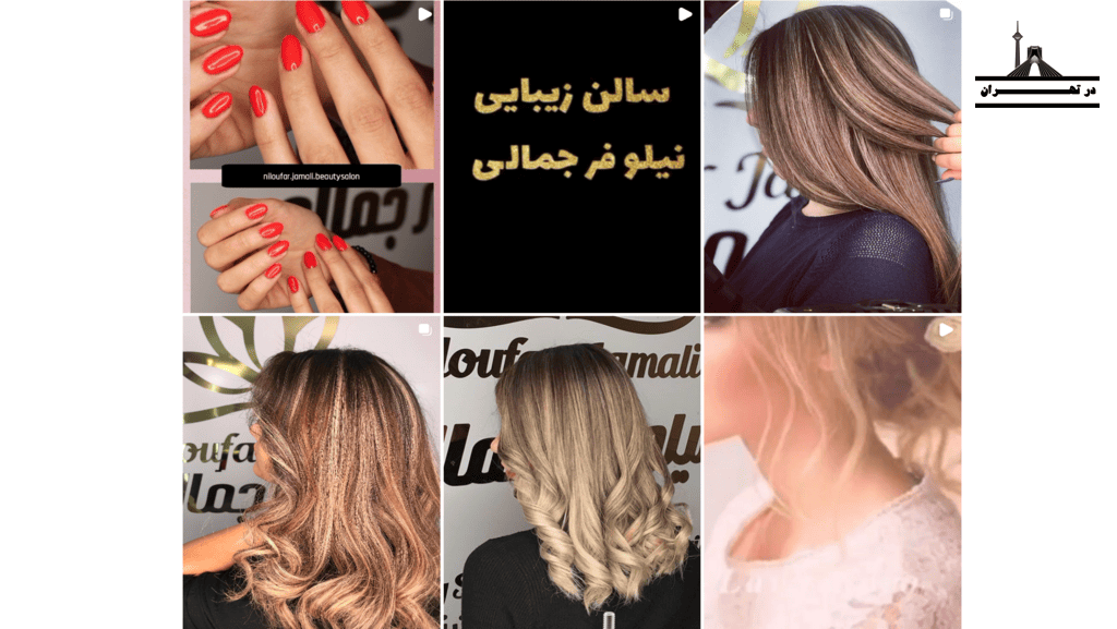 نمونه کار سالن زیبایی نیلوفر جمالی