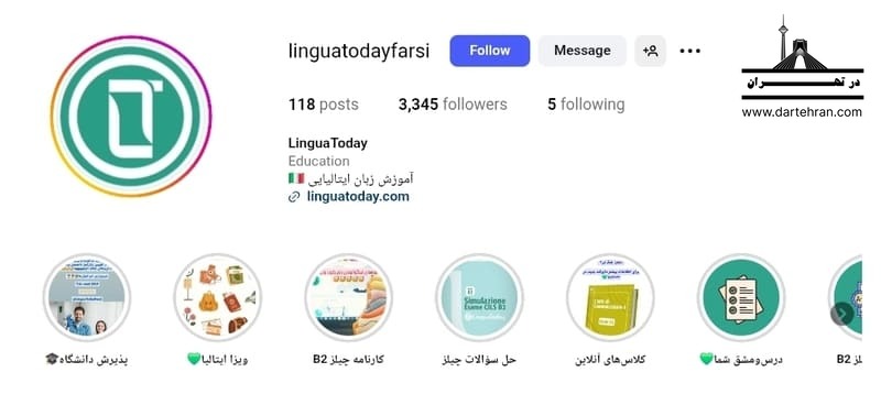 موسسه آنلاین LinguaToday