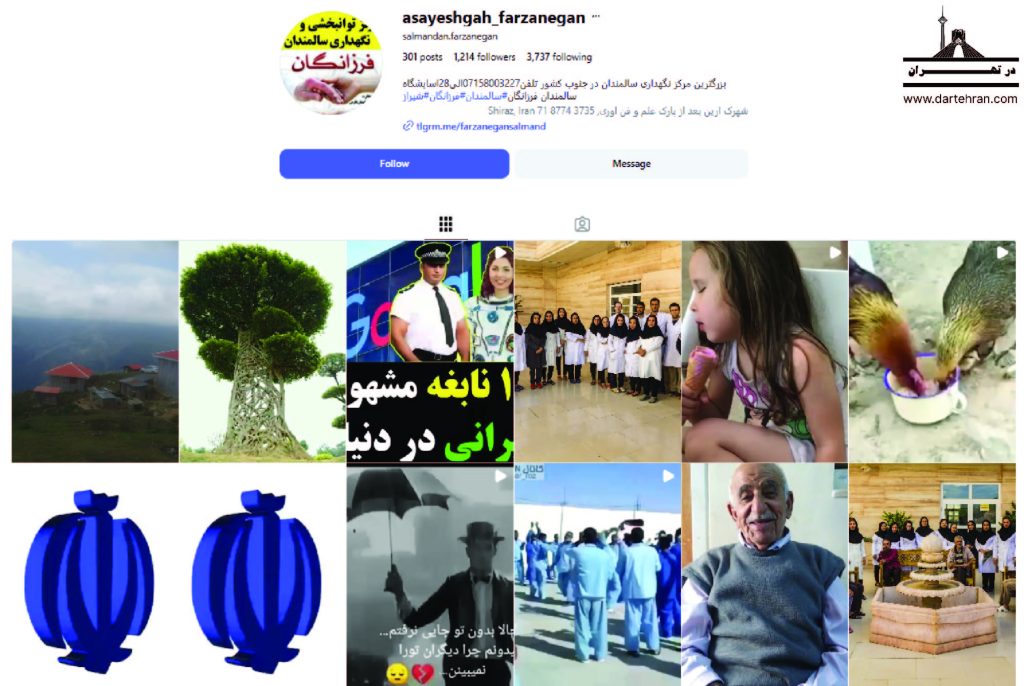 آسایشگاه سالمندان فرزانگان