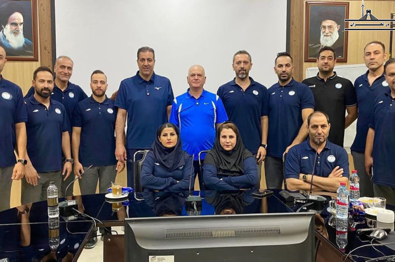 آموزش والیبال با مونا عرب