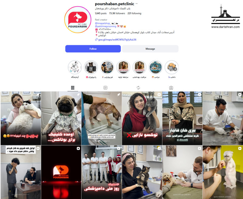پلی‌کلینیک دامپزشکی دکتر پورشعبان